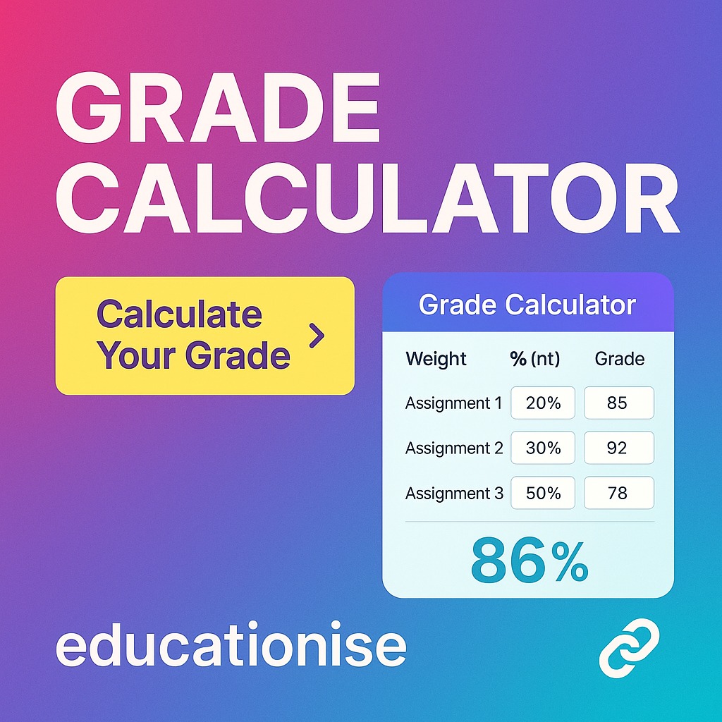 Grade Calculator Preview